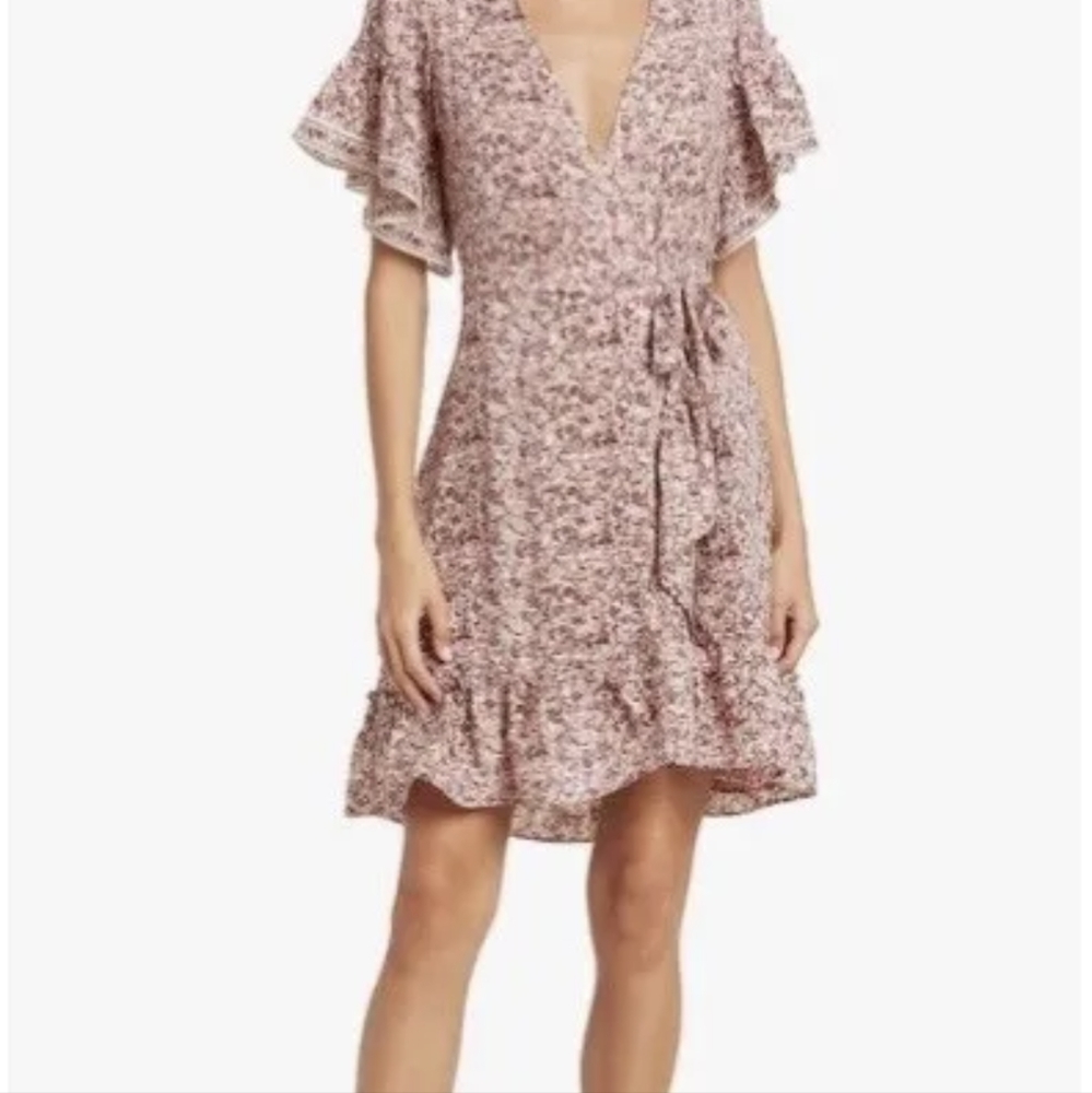 GUC Max Studio, Dusty Rose, Wrap Dress, size S - BOGO ITEM